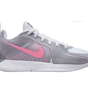Nike Gray and Pink Sabrina 2 Basketball Shoes with Breathable Mesh